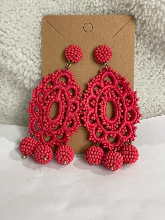 J. Crew Jewelry - J. Crew Beaded Rumba Drop Earrings